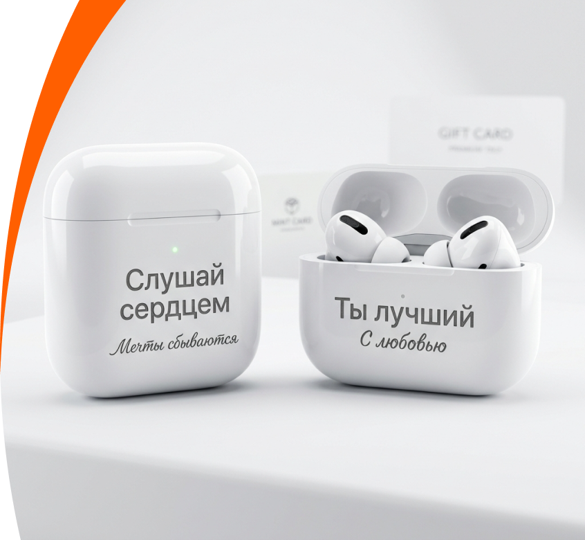 Гравировка на AirPods